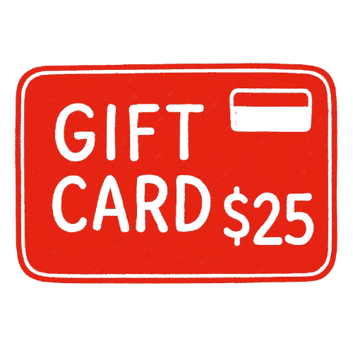 Wendy's gift card doodle, twenty-five dollars